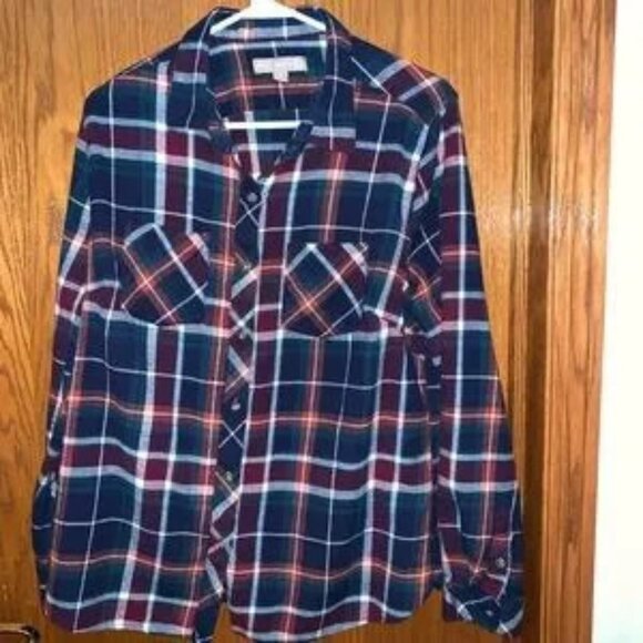 2 Flannel Shirts & 1 Flannel Hat. - Picture 3 of 5
